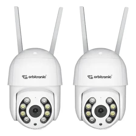 Foto de Kit 2 Câmera Segurança Wifi Orb776 Com Resolução 1080p Branco