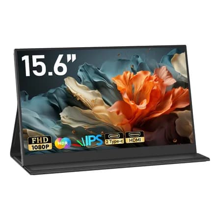 Foto de Monitor Portátil 15.6''com Usb C Dupla/hdmi Fhd 1080p 60hz