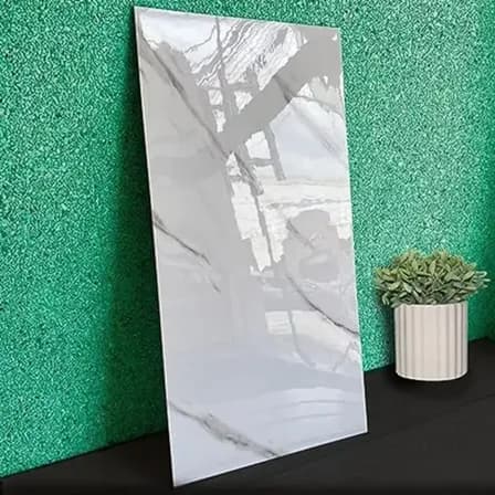 Foto de 20 Placas Autocolante Mármore 3d Cozinha Banheiro 30x60cm Carrara Branco