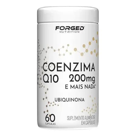 Foto de Coenzima Q10 200mg Pura Alta Concentração 60 Cápsulas - Forged Nutrition
