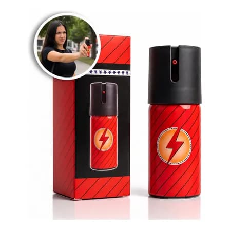 Foto de Spray De Defesa Pessoal 40ml Feminino Pequeno Discreto Vermelho