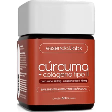 Foto de CÚRCUMA 130mg + COLÁGENO Tipo Ii 45mg - Fórmula com Máxima Concentração e Pureza - 60 Cápsulas