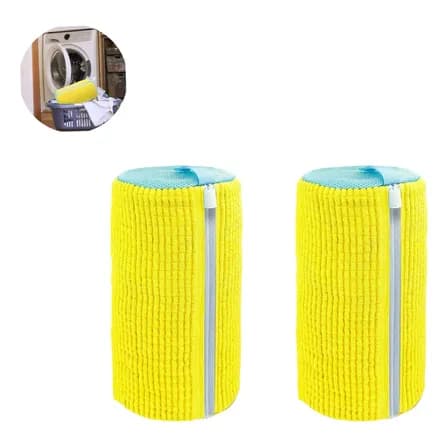 Foto de Kit 2 Saco Para Lavar Sapatos Na Máquina De Lavar Prático Kit 2 Aleatoria