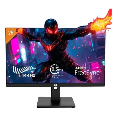 Foto de Monitor Gamer Haiz 25'' Ips Fhd 144hz 0.5ms Hdmi Dp Vesa Preto