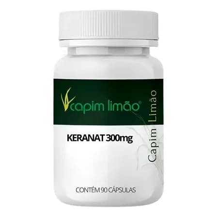 Foto de Keranat 300mg 90 Cápsulas Para Fortalecimento Capilar