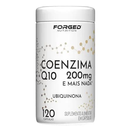 Foto de Coenzima Q10 200mg Pura 120 Cápsulas - Forged Nutrition Sabor Sem sabor
