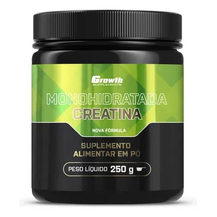 Foto de Creatina Monohidratada 250g Growth Supplements - Sem sabor em Pó