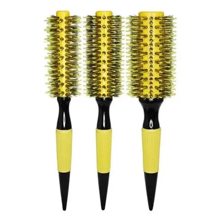 Foto de Kit 3 Escovas Profissional Cerdas De Javali
