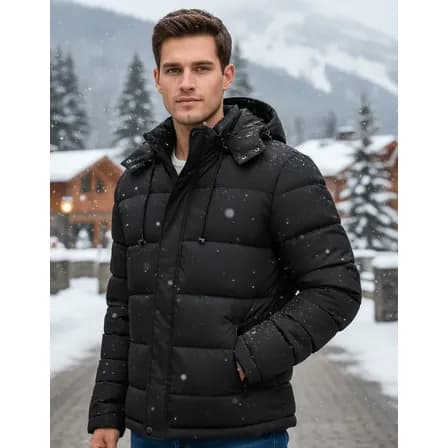 Foto de Jaqueta Bobojaco Casaco Forrado Impermeável Frio Neve Moto Preto G Liso