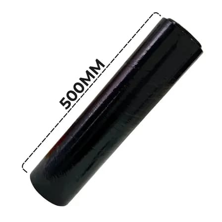 Foto de Plastico Filme Stretch 50x220m 2,5kg Preto Embalagem Acesso® Bobina 25 Micras Pallet Film Strech
