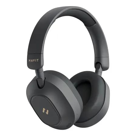 Foto de Headphone Havit H668bt Anc Híbrido Bluetooth 5.4 Bateria 80h Preto
