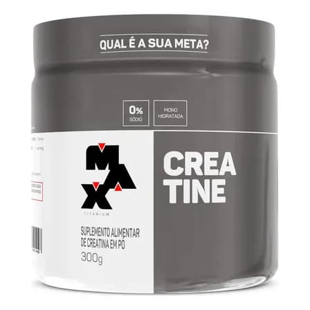Foto de Creatina 300 Gr Max Titanium Sabor Sem sabor Creatina Monohidratada