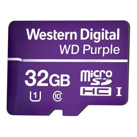 Foto de Cartão Micro Sd 32gb 16tbw Western Digital Purple