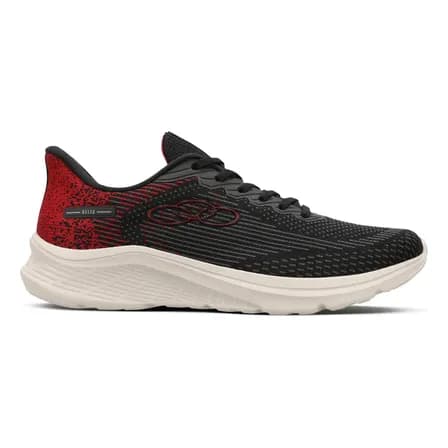 Foto de Tênis  Masculino Delta 122 Olympikus Preto/vermelho Liso 38 Br