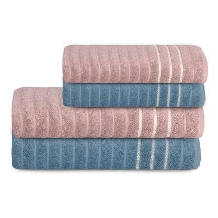 Foto de Jogo Toalha Oceane 450g/m² 4pç 2 Banho 2 Rosto Camesa