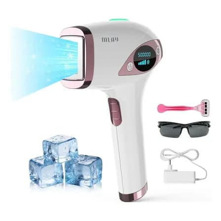 Foto de Depilador a Laser IPL Mlay T4 Resfriamento a Gelo 5 Níveis 500000 Flashes