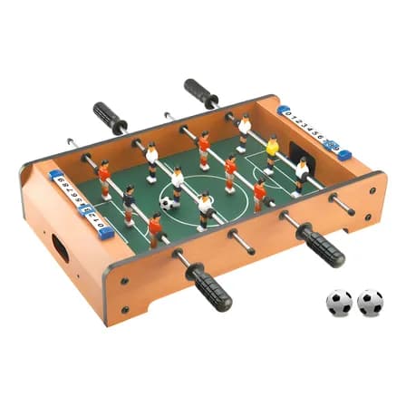 Foto de Mini Mesa de Pebolim Infantil Madeira Maxi Toys 2 Bolas