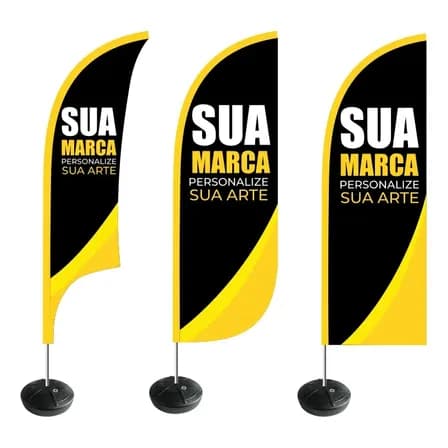 Foto de Wind Banner Personalizado Kit Completo Do Seu Jeito 2,8m