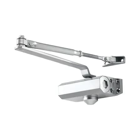 Foto de Mola Aerea Braço Amortecedor Hidráulica Fechar Porta Fechador Automatico Com Regulagem 25-45kg