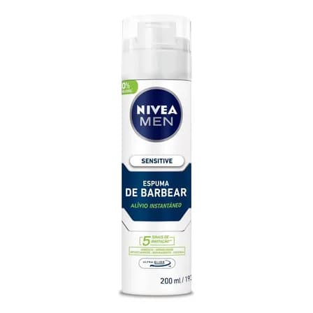 Foto de Espuma De Barbear Sensitive Nivea 200ml