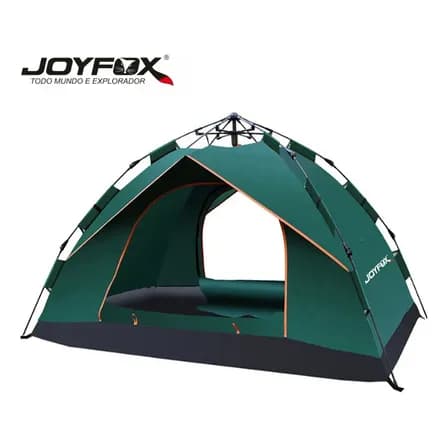 Foto de Barraca Camping Automática Joyfox 3-4 Pessoas Impermeável Verde
