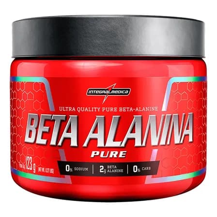 Foto de Beta Alanina Pura em Pó 123g Integralmédica