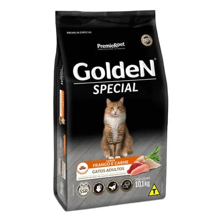 Foto de Ração Golden Special Gatos Adultos Frango E Carne 10,1 Kg