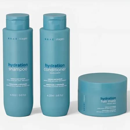 Foto de Braé - Kit Stages Hydration - SH+CD+Másc