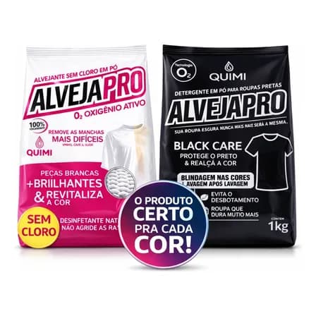 Foto de Percarbonato 100% Puro 1kg + Black 1kg Kit Limpeza De Roupas