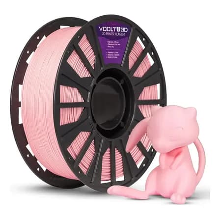 Foto de Filamento Pla Rosa Bebê Velvet 1kg Imprimr Peças Voolt3d