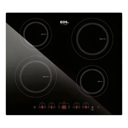 Foto de Cooktop De Indução 4 Bocas EOS 60cm Eci04ep Preto