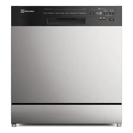 Foto de Lava-louça Electrolux Inox Com Programa Lava E Seca LS08E Cinza