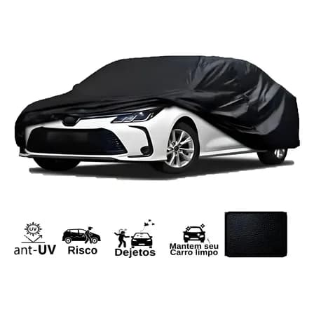 Foto de Capa Cobrir Carro 100% Forrada Impermeável Couro Anti-gato