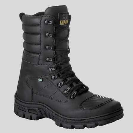 Foto de Coturno Militar De Segurança Bota Adventure Zíper Premium