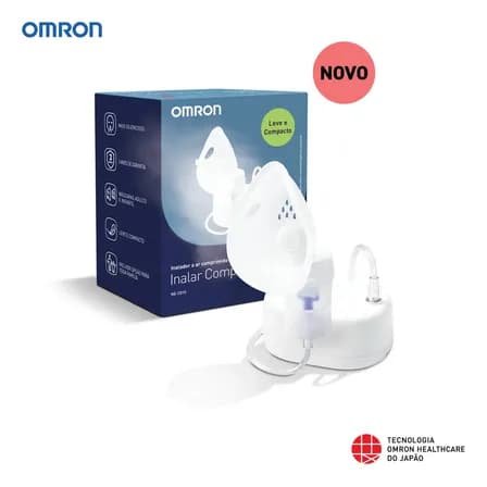 Foto de Inalador Nebulizador Omron Inalar Compact Ne-C810 Portatil Silencioso Aparelho Adulto Infantil Inalar Compact Anvisa Inmetro