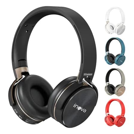 Foto de Fone Ouvido Bluetooth Regulável Com Microfone E Redução Ruíd