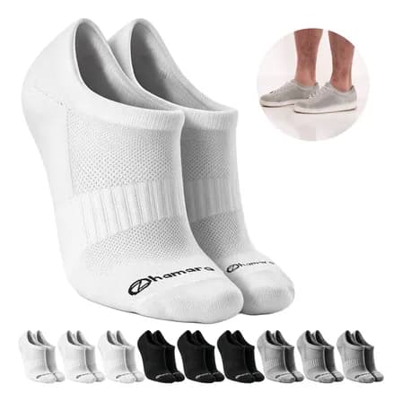 Foto de Kit 10 Pares Meias Zhamaro Premium Sapatilha Invisível Sport