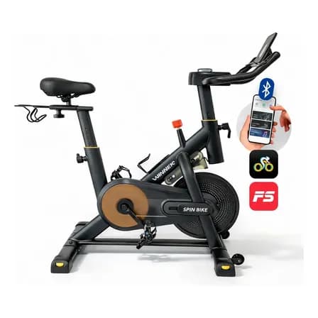 Foto de Bicicleta Ergométrica Spinning Winnek SYNC Magnética, com Roda de Inércia 13kg e Bluetooth para App Fitshow