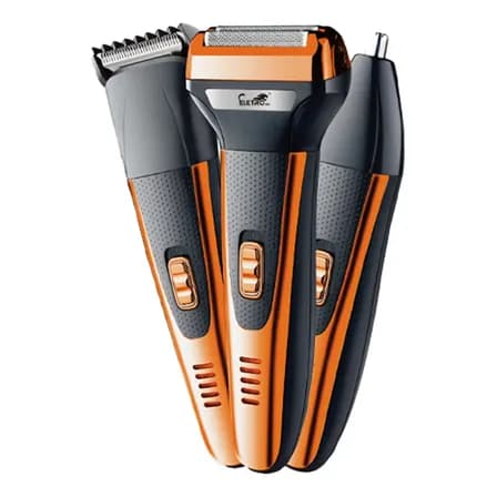 Foto de Maquina Barbear,aparelho De Barbear Eletrico Multifuncio Laranja 5v