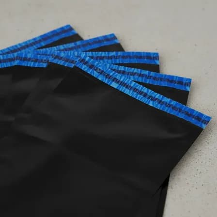 Foto de Kit 1000un Saco Inviolável 32x40 Envelope Preto Envios Preto