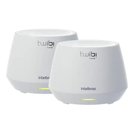 Foto de Conjunto Roteador Mesh Wifi 6 Intelbras Twibi Force Ax 2 Uni Branco
