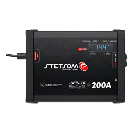 Foto de Fonte Automotiva Stetsom Infinite 200A com Carregador De Bateria Smart Cooler