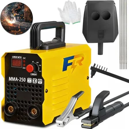 Foto de Máquina Solda Inversora Profissional Portátil E Potente Eletrica Eletrodo Mma Frequência 50/60 Hz