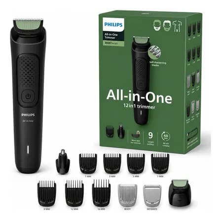 Foto de Aparador De Pelos Philips Multigroom Mg3921 - 12 Acessórios Preto 127/220v