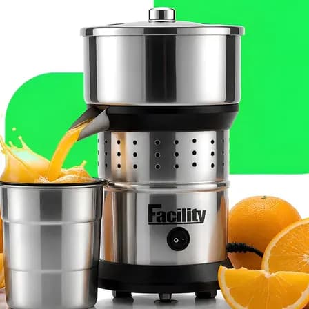 Foto de Espremedor Potente Laranja Elétrico Maquina 700w Fazer Suco Inox 127/220v 60hz