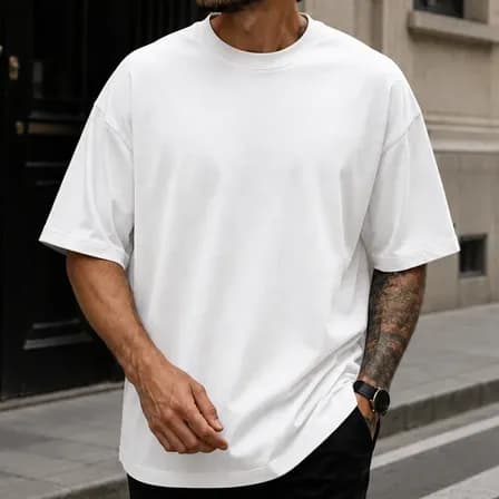 Foto de Camiseta Oversized Masculina 100% Algodão