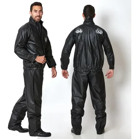 Foto de Capa De Chuva Moto Impermeável Conjunto Motoboy Reforçada