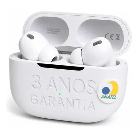 Foto de Fone Compatível iPhone Original Power Pro 3a Geração Premium Branco