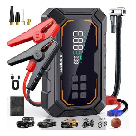 Foto de Auxiliar Partida Bateria Compressor Ar Automotivo Vigomot