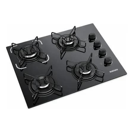 Foto de Cooktop Itatiaia Essencial 4 Bocas cor Preto